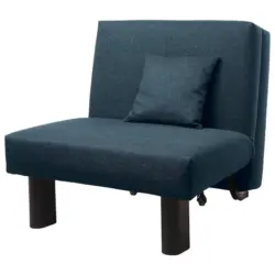 Schlafsessel in Flachgewebe Dunkelblau
