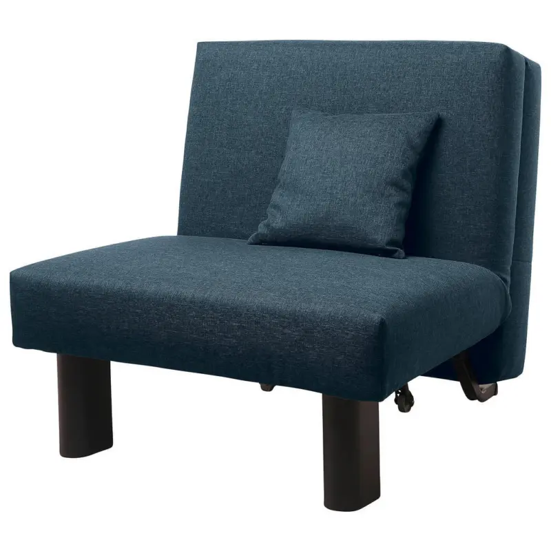 Schlafsessel in Flachgewebe Dunkelblau