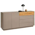 XXXLutz Lauterach - Ihr M&ouml;belhaus bei Bregenz Sideboard Taupe, Eichefarben 189/90/42 cm