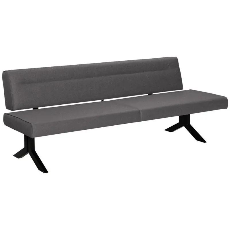 Sitzbank 220/87/70-86 cm in Grau