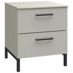 Nachtk&auml;stchen 42/51/41 cm in Hellgrau