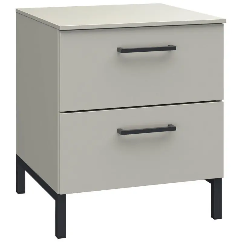 Nachtk&auml;stchen 42/51/41 cm in Hellgrau