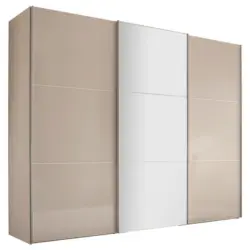 Schwebet&uuml;renschrank in Sandfarben