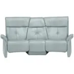 XXXLutz Lauterach - Ihr M&ouml;belhaus bei Bregenz Trapezsofa in Echtleder Hellblau