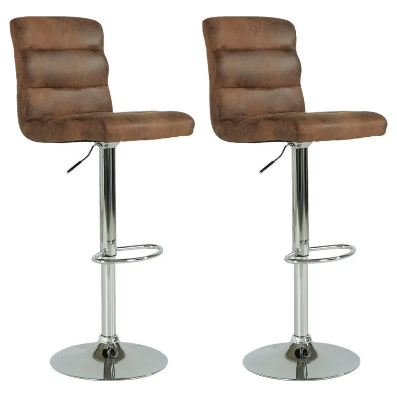 Barhocker-Set in Braun