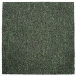 Teppichfliese 50/50 cm in Waldgr&uuml;n