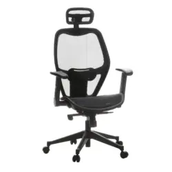 Drehstuhl in Netzbespannung Schwarz