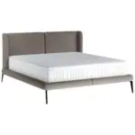 XXXLutz Lauterach - Ihr M&ouml;belhaus bei Bregenz Polsterbett gepolstertes Kopfteil Hellgrau 180/200 cm