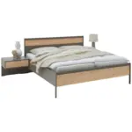 XXXLutz Lauterach - Ihr M&ouml;belhaus bei Bregenz Bettanlage 180/200 cm in Eichefarben, Schieferfarben