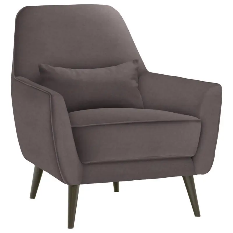 Sessel in Mikrofaser Hellgrau