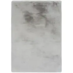 Hochflorteppich 140/200 cm Nuvola - Exklusiv Hellgrau