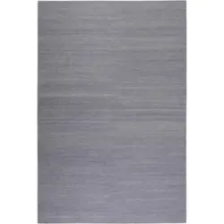 Handwebteppich Grau Baumwolle 160/230 cm Rainbow Kelim Grau