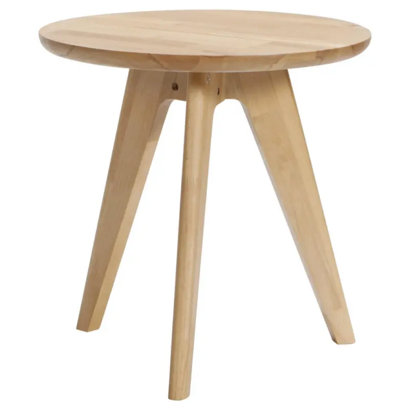 Hocker in Holz Buchefarben
