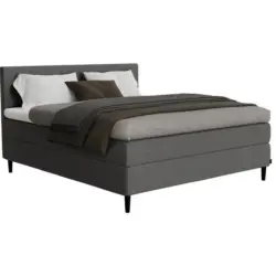 Boxspringbett 180/200 cm in Grau