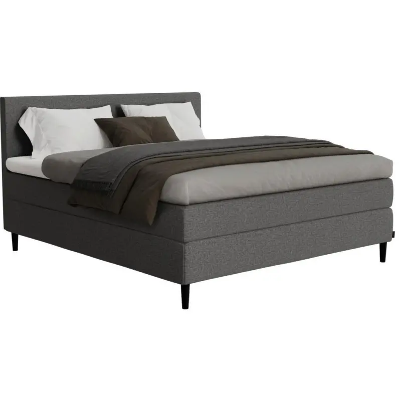 Boxspringbett 180/200 cm in Grau