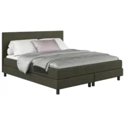 Boxbett 140/200 cm in Dunkelgr&uuml;n