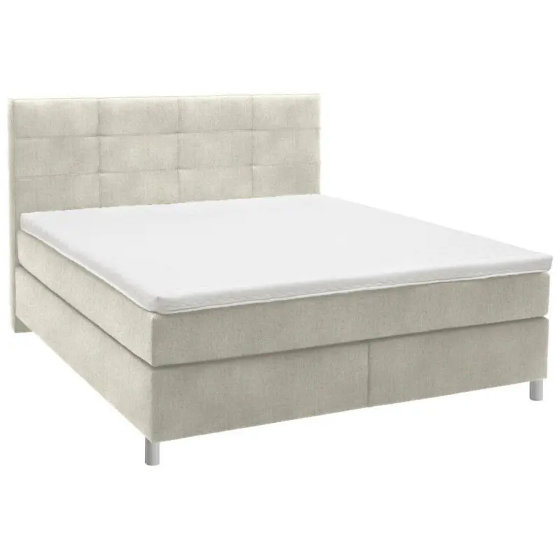 Boxspringbett 180/200 cm in Creme