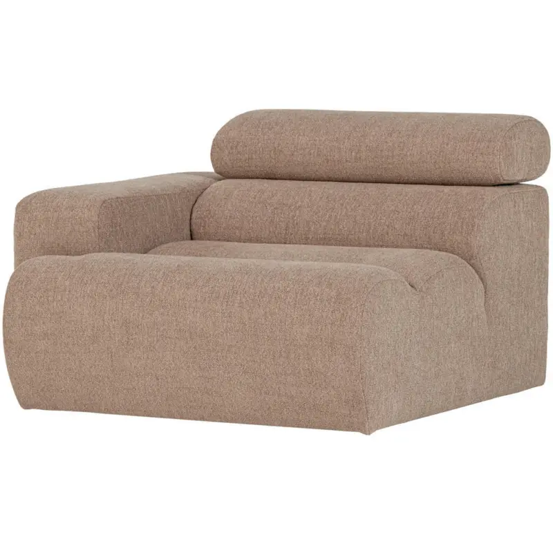 Sofaelement Novi in Boucl&eacute; Taupe