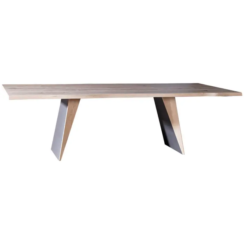 Esstisch in Holz, Metall 180/103/76,5 cm