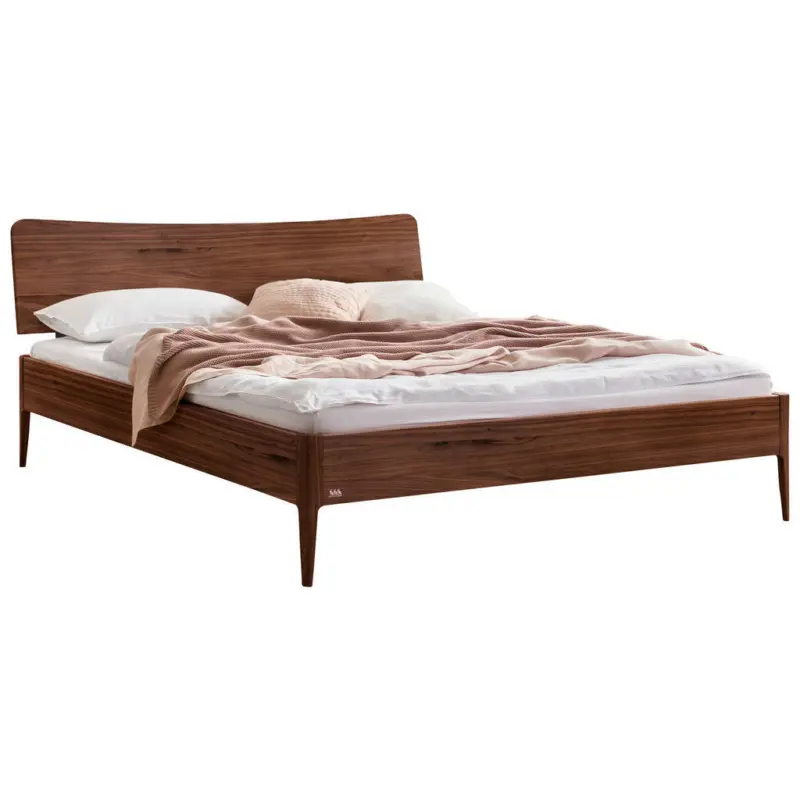 Bett 180/200 cm in Nussbaumfarben
