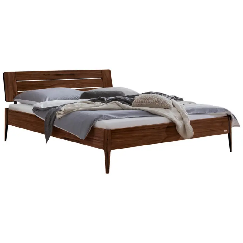 Bett 160/200 cm in Nussbaumfarben