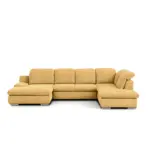 XXXLutz Lauterach - Ihr M&ouml;belhaus bei Bregenz Wohnlandschaft in Chenille Gelb