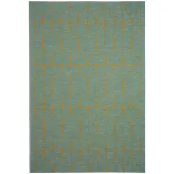 Outdoorteppich 123/180 cm Celeste Petrol, Sahara