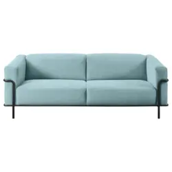 2,5-Sitzer in Cord Hellblau