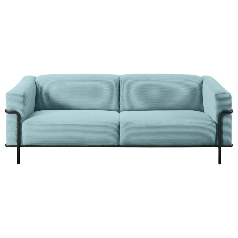 2,5-Sitzer in Cord Hellblau