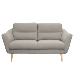 2-Sitzer-Sofa Tromso in Webstoff Grau Skandinavisch, Modern, Landhaus