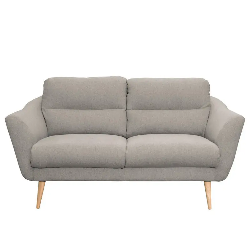 2-Sitzer-Sofa Tromso in Webstoff Grau Skandinavisch, Modern, Landhaus