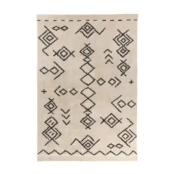 Teppich 160/230 cm Mylen 325 Creme / Schwarz Creme, Schwarz