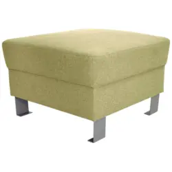 Hocker in Textil Gr&uuml;n