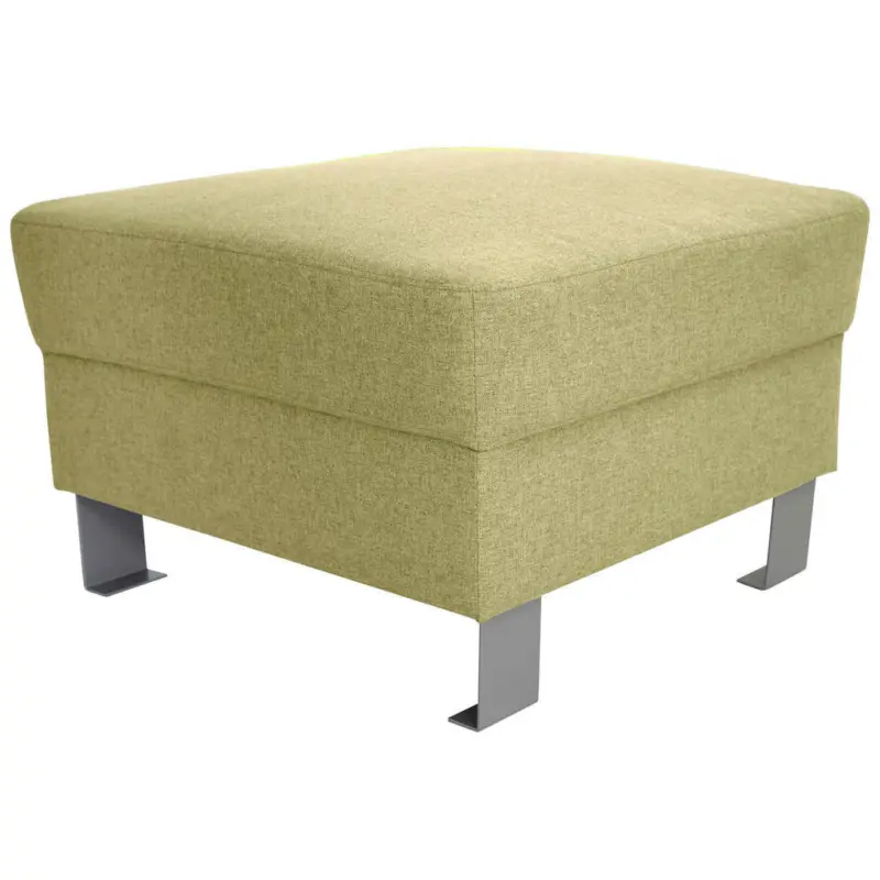 Hocker in Textil Gr&uuml;n