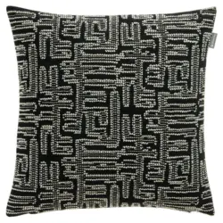 Kissenh&uuml;lle MR-Twist schwarz 45/45 cm