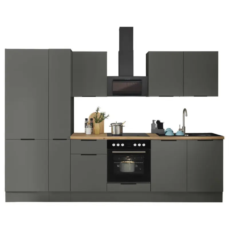 K&uuml;chenblock in Graphitfarben