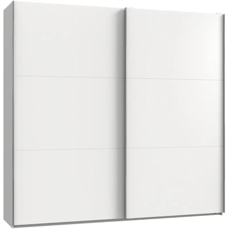 Schwebet&uuml;renschrank in Wei&szlig;