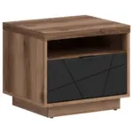 XXXLutz Lauterach - Ihr M&ouml;belhaus bei Bregenz Nachttisch in Schwarz, Eichefarben