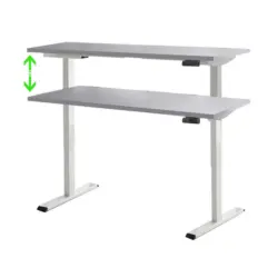 Schreibtisch h&ouml;henverstellbar, Memoryschalter, USB-Anschl&uuml;sse