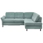 XXXLutz Lauterach - Ihr M&ouml;belhaus bei Bregenz Ecksofa in Webstoff T&uuml;rkis 242/210 cm