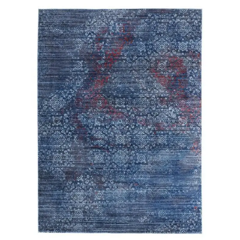 Webteppich 90/160 cm Rainbow Leja Blau