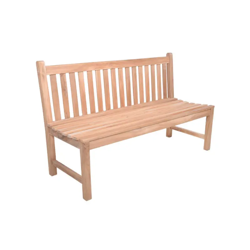 Gartenbank 60/92/150 cm in Braun, Naturfarben, Teakfarben