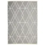 XXXLutz Lauterach - Ihr M&ouml;belhaus bei Bregenz Flachwebeteppich 80/150 cm Olivia Grau, Wei&szlig;