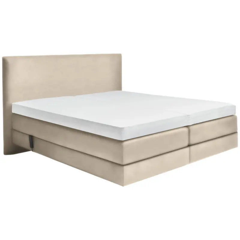 Boxspringbett 160/200 cm in Naturfarben