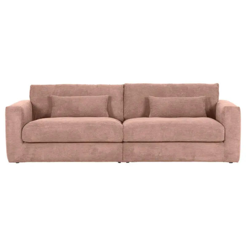 Bigsofa in Cord Altrosa