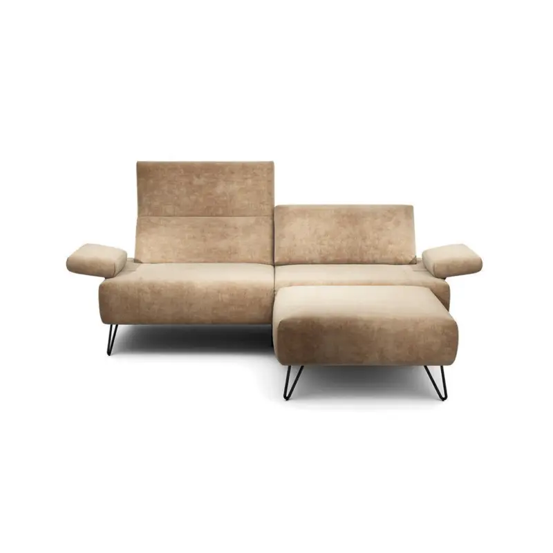 2,5-Sitzer Cosy in Samt Sandfarben