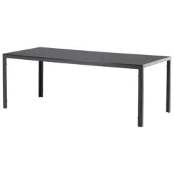 Gartentisch Metall Schwarz rechteckig