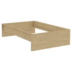 Bettrahmen 120/200 cm in Eichefarben