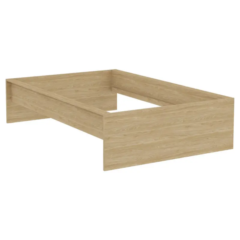 Bettrahmen 120/200 cm in Eichefarben