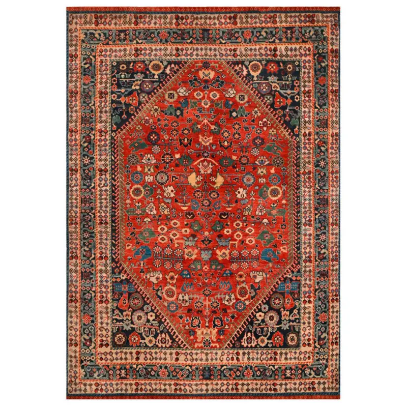 Orientteppich 120/180 cm Ghashghai Premium Multicolor, Rostfarben